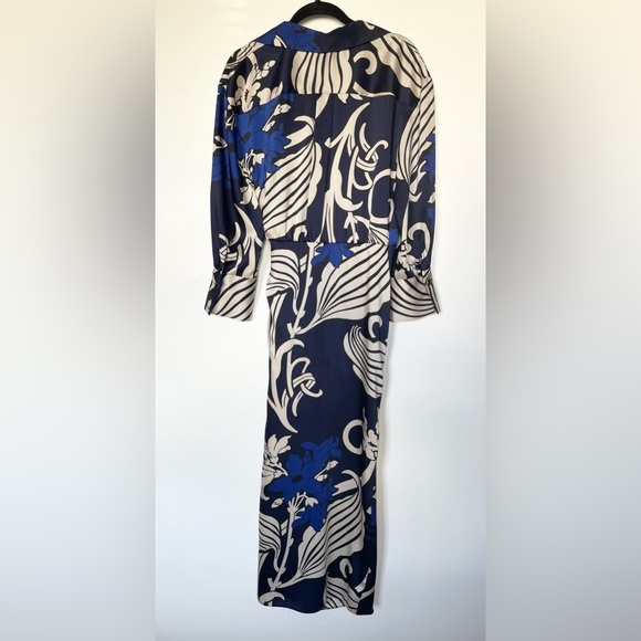 ZARA SS23 PRINTED SHIRT DRESS MIDI WRAP FRONT 7732/343/218 - Picture 3 of 10